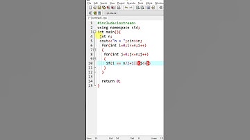 C++ pattern code. Pattern Programs Tutorial: Part 7 - Character patterns