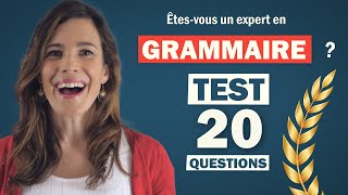 FRENCH GRAMMAR TEST in 20 QUESTIONS! ⭐ Are you an EXPERT? ⭐