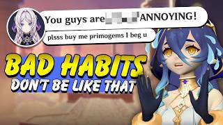 The WORST Habits Genshin Players Have