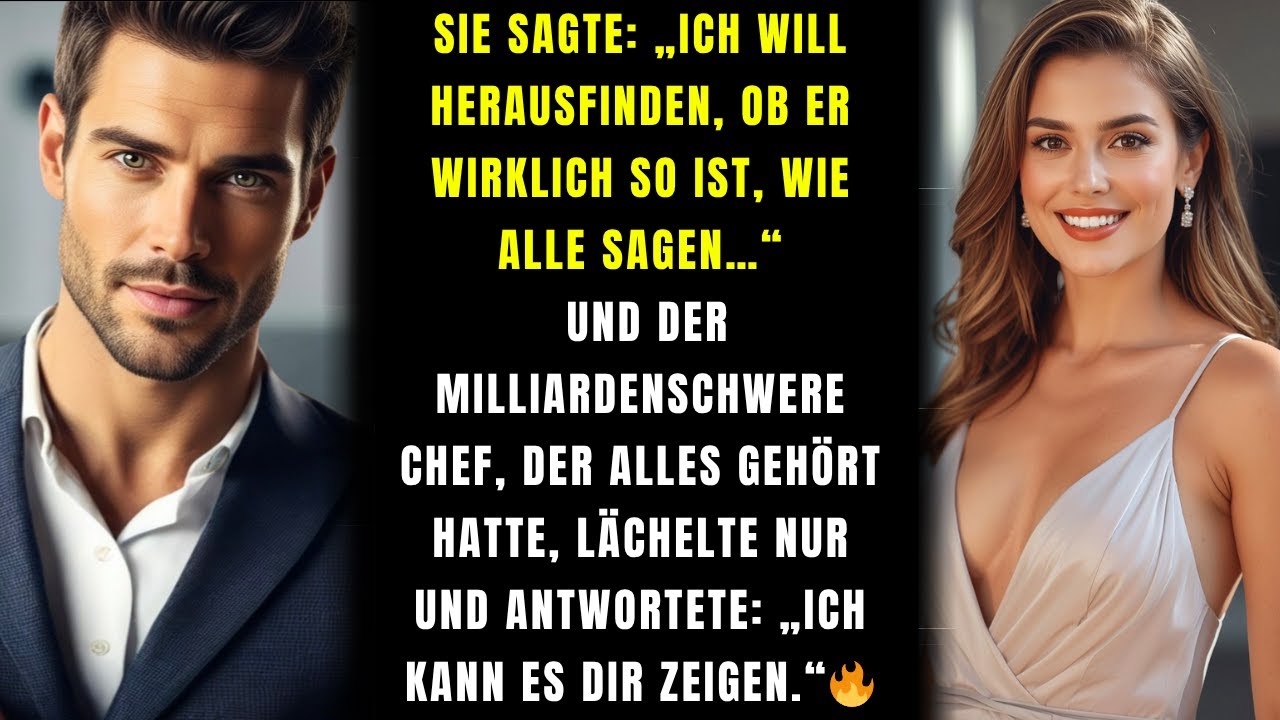 Sie sagte: „Ich will wissen, warum alle über ihn reden…“ — und der Millionär: „Ich zeige es dir.“🔥