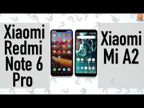 Xiaomi Redmi Note 6 Pro vs Xiaomi Mi A2: Comparison Overview  [Hindi हिन्दी]