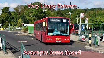 LIMPING & KICKDOWN | Metrobus London SOE18 (LX09 AZA) | ADL E200 Dart / Optare Esteem | Route 359