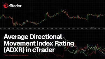 Average Directional Movement Index Rating (ADXR) in cTrader
