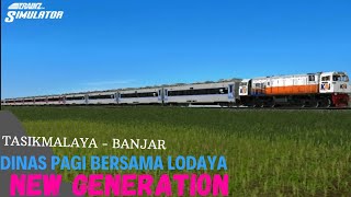 CABRIDE CC20613100 DINAS KA LODAYA NEW GENERATION KE STASIUN BANJAR || TRAINZ SIMULATOR ANDROID