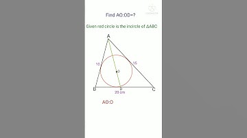 Incircle concepts| geometry tricks| #logicxonomy| #shorts