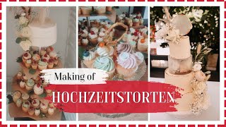 HOCHZEITSTORTE SELBST GEMACHT - Making Of Hochzeitstorten Kuchenfee - Candytable screenshot 4