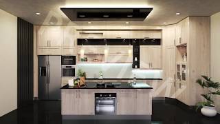 Kitchen Fly-Trough 3D Realistic Animation