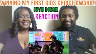 David Dobrik - WINNING MY FIRST KIDS CHOICE AWARD!! REACTION