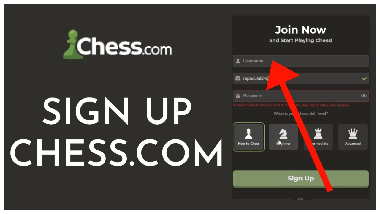 Chess.com Sign Up (2023)  How To Create Chess.com Account (Full Tutorial)  