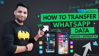 How to Transfer Whatsapp from Android to iPhone with & without PC/Mac |  MobileTrans & Wutsapper screenshot 2
