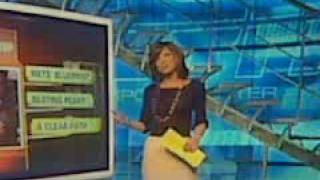 Hot ESPN MILF presenter followed by camera guy - Hannah Storm