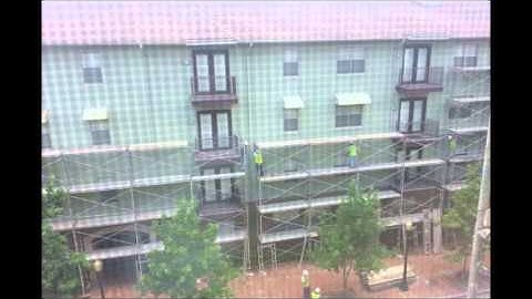 scaffolding timelapse