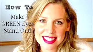 Tutorial for Mature Eyes - How to Make Green Eyes Pop