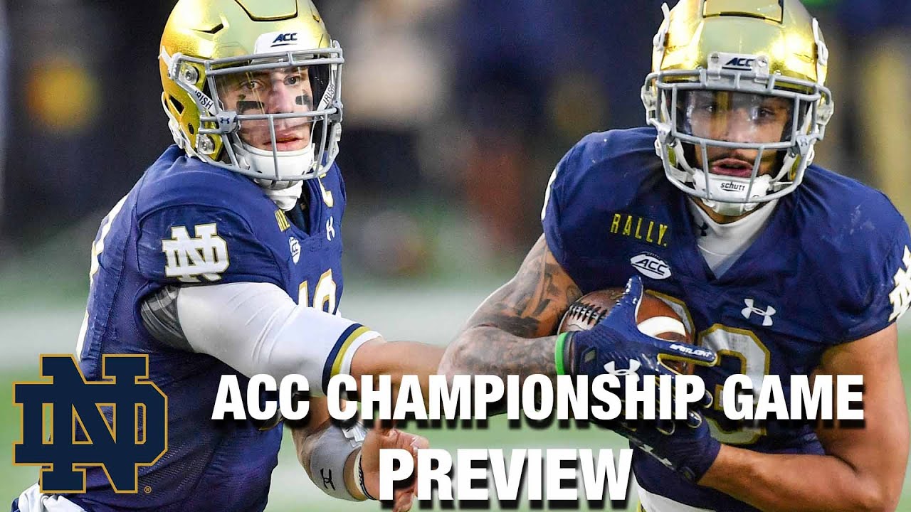 Notre Dame ACC Championship Game Preview - YouTube