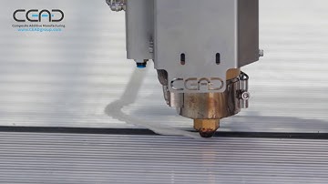 large scale 3D print bed CEAD - AM Flexbot