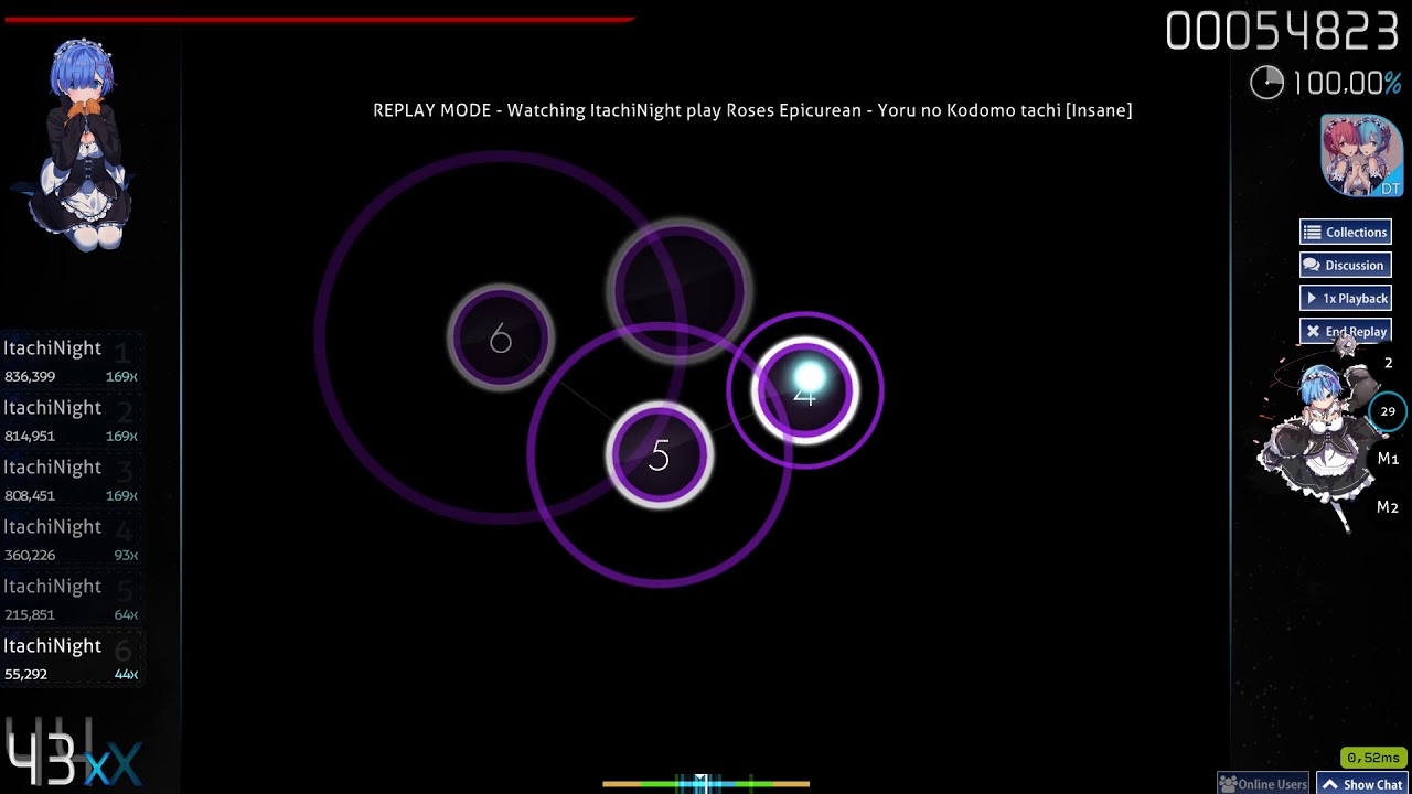 Roses Epicurean - Yoru no Kodomo tachi [Insane] +DT (99.04%)