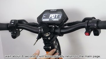 KuKirin G3Pro   P06 Switching Static Start=Zero Start & Sliding Start=Non Zero Start Mode Tutorial