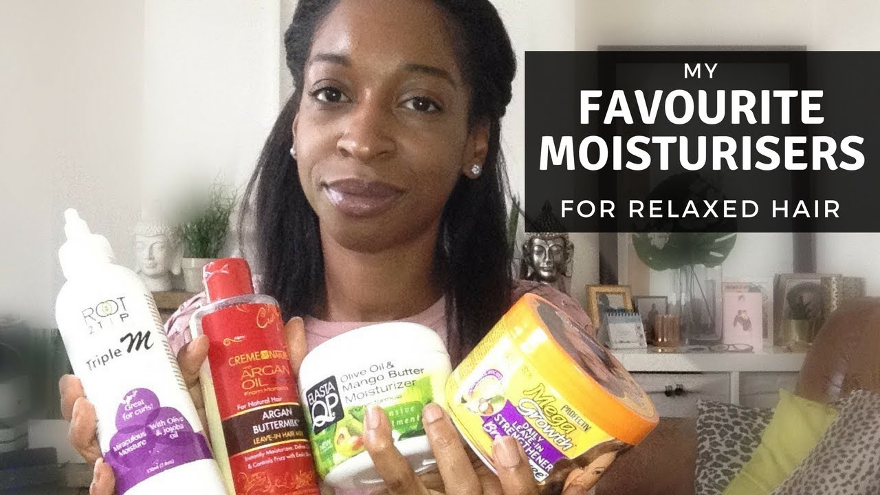 My Favourite Moisturisers for Relaxed Hair - YouTube