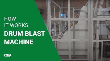 How the drum blast machine works | cmvblasting.com