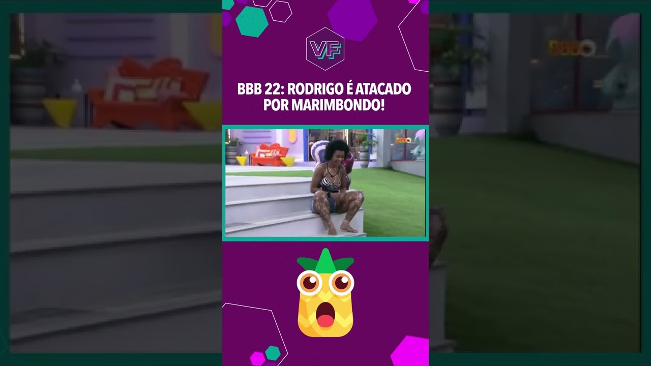 BBB 22: RODRIGO É ATACADO POR MARIMBONDO! 😂 #Shorts | Virou Festa