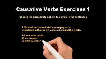 English Grammar | Causative verbs Exercise part #1 | English Activity