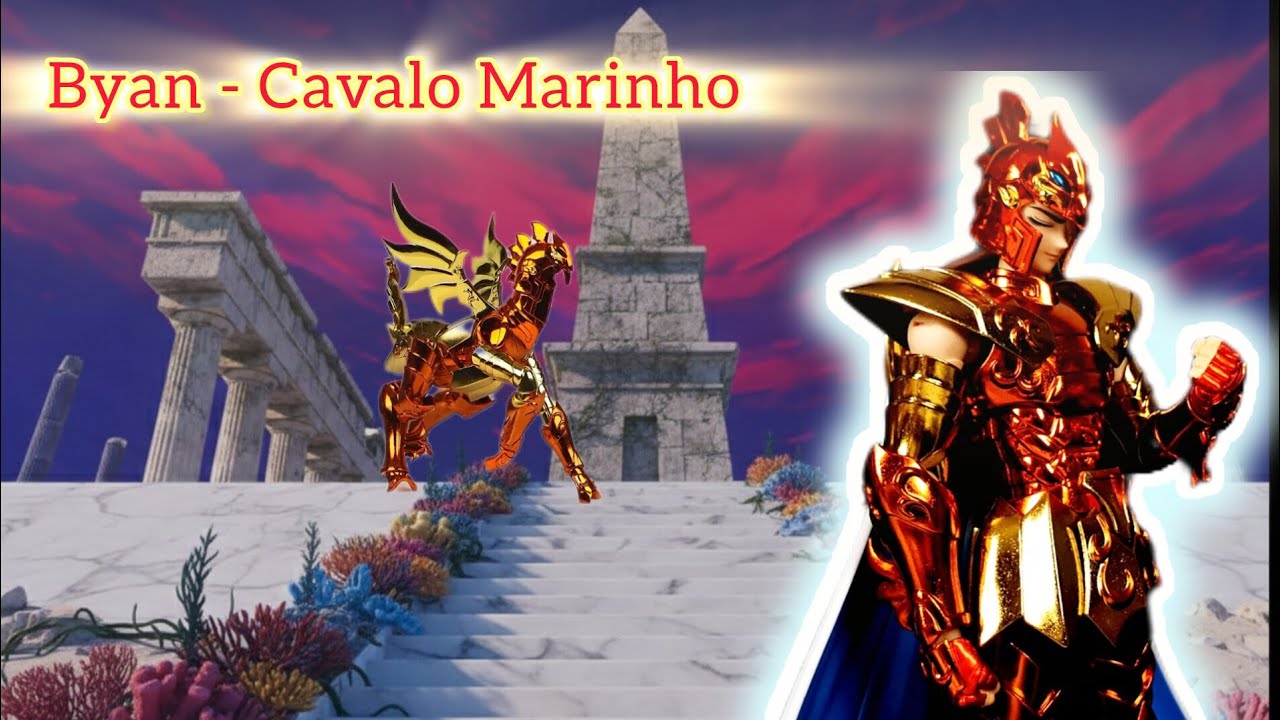 Cloth Myth Byan de Cavalo Marinho, general Marina, saga de Posseidon - Cavaleiros do Zodíaco 