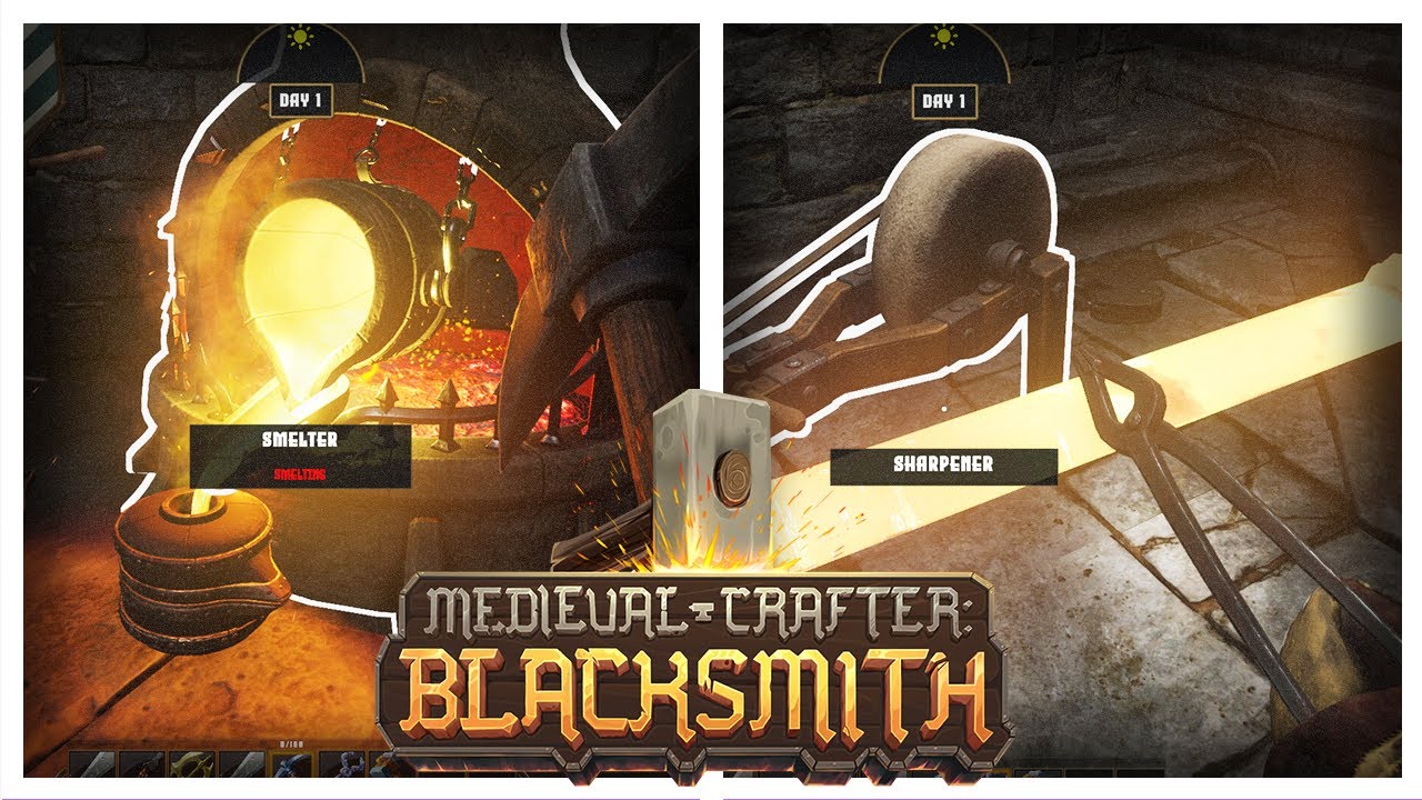Master The Forges!! Craft POWER Weapons!!【 Medieval Crafter: Blacksmith 】