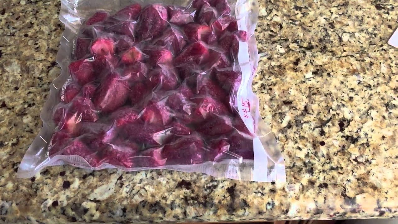 Vacuum sealing fruits with the FoodSaver 5860 YouTube