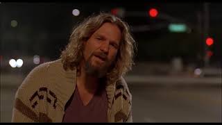 The Big Lebowski 1998 The dude gets kicked out of a cab scene