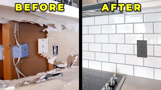 Backsplash Makeover (Easy HowTo Guide)