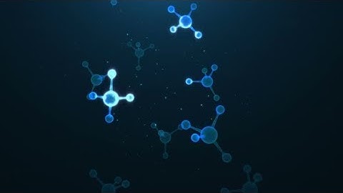 Blue Molecule Rotation | Motion Graphics - Videohive template