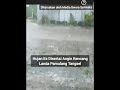Hujan Es Disertai Angin Kencang Landa Pamulang Tangsel