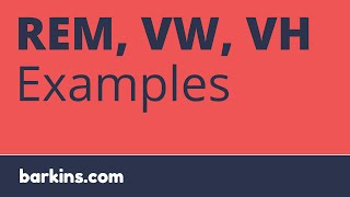 Famous REM, VW, and VH Unit Examples, Think Beyond the PX Profile