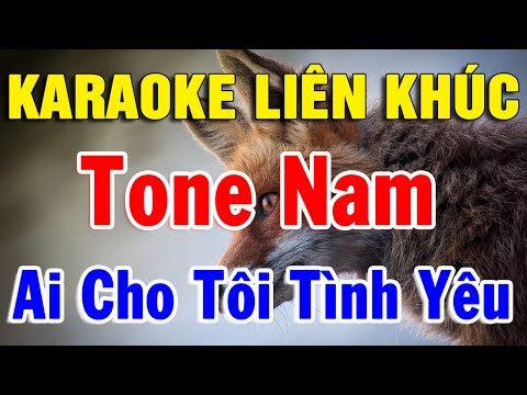 Liên Khúc Tone Nam Karaoke Nhạc Sống Bolero Hải Ngoại | karaoke Nhạc Vàng Trữ Tình 2020