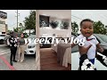 Weekly vlog life of a new mom family outing goodbye maternity leave