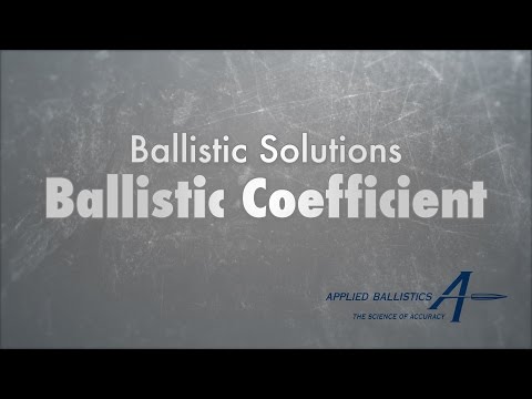 Ballistic Solutions   Ballistic Coefficient