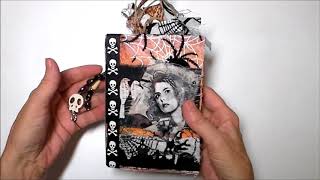 Halloween Fabric Collage Journal- Miss Swann screenshot 2