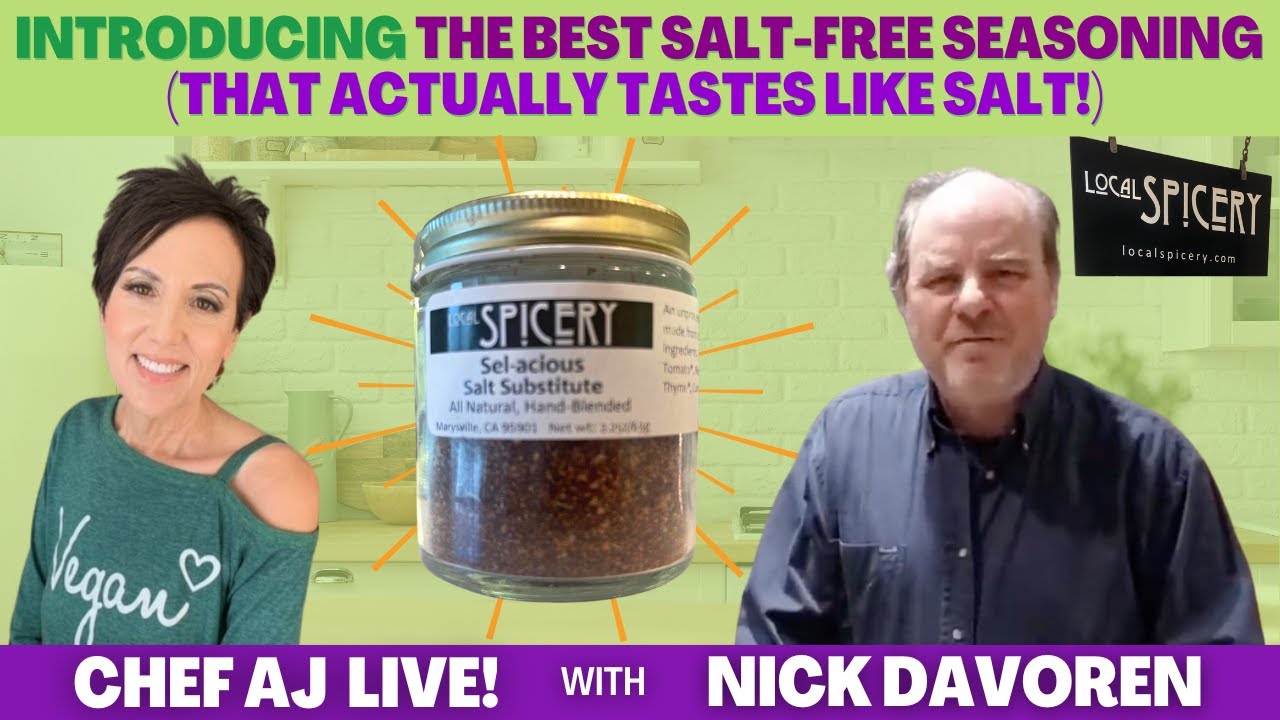 Introducing the BEST Salt-Free Seasoning (that actually tastes like salt!)  with Nick Davoren 
