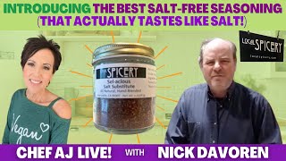 Introducing the BEST SaltFree Seasoning (that actually tastes like salt!) with Nick Davoren