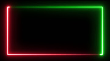 Frame animated free, Neon Light Frame no copyright, animated border, glowing frame, frame video 33