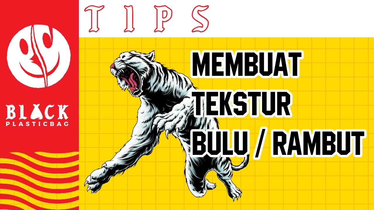 TIPS : Membuat tekstur bulu/rambut