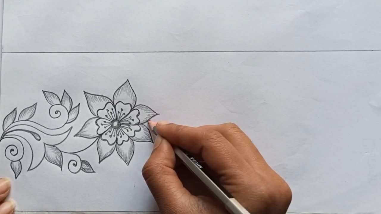 New Nokshi Kantha Design | Nokshi Kantha Border Line Design | Unlimited Design With Mollika | 