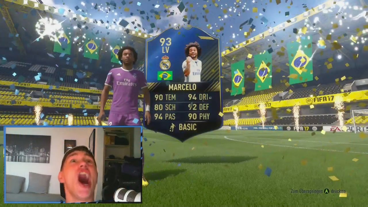 FIFA 17 TOTY MARCELO IN 100K PACK!!! 😱⛔️ (FIFA TOTY TEAM ...