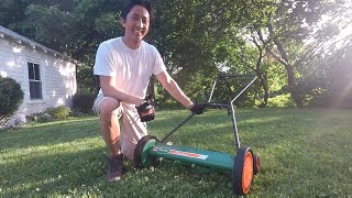 Mascot Silent Cut Reel Push Mowers for well-manicured lawns