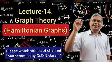 Graph Theory, Lec.-14(Hamiltonian Garphs), For B.Sc/M.Sc(Maths) & Engg.