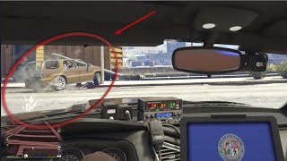 Bank Robbers Shoot at cops during INTENSE high-speed Chase - LSPDFR