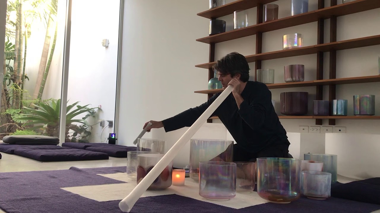 1111 VIBE Sound Bath Warm Up Crystal Didgeridoo YouTube