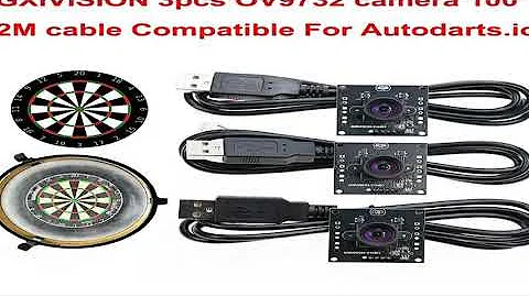 GXIVISION OV9732 1MP 30FPS 2M Cable 100 Degree USB Camera Module,3pcs OV2735?IMX179 Webcam