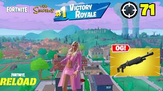 Fortnite Simpsons Reload | *NEW* ADDISON RAE SKIN | High Kill Gameplay | PS5 Controller
