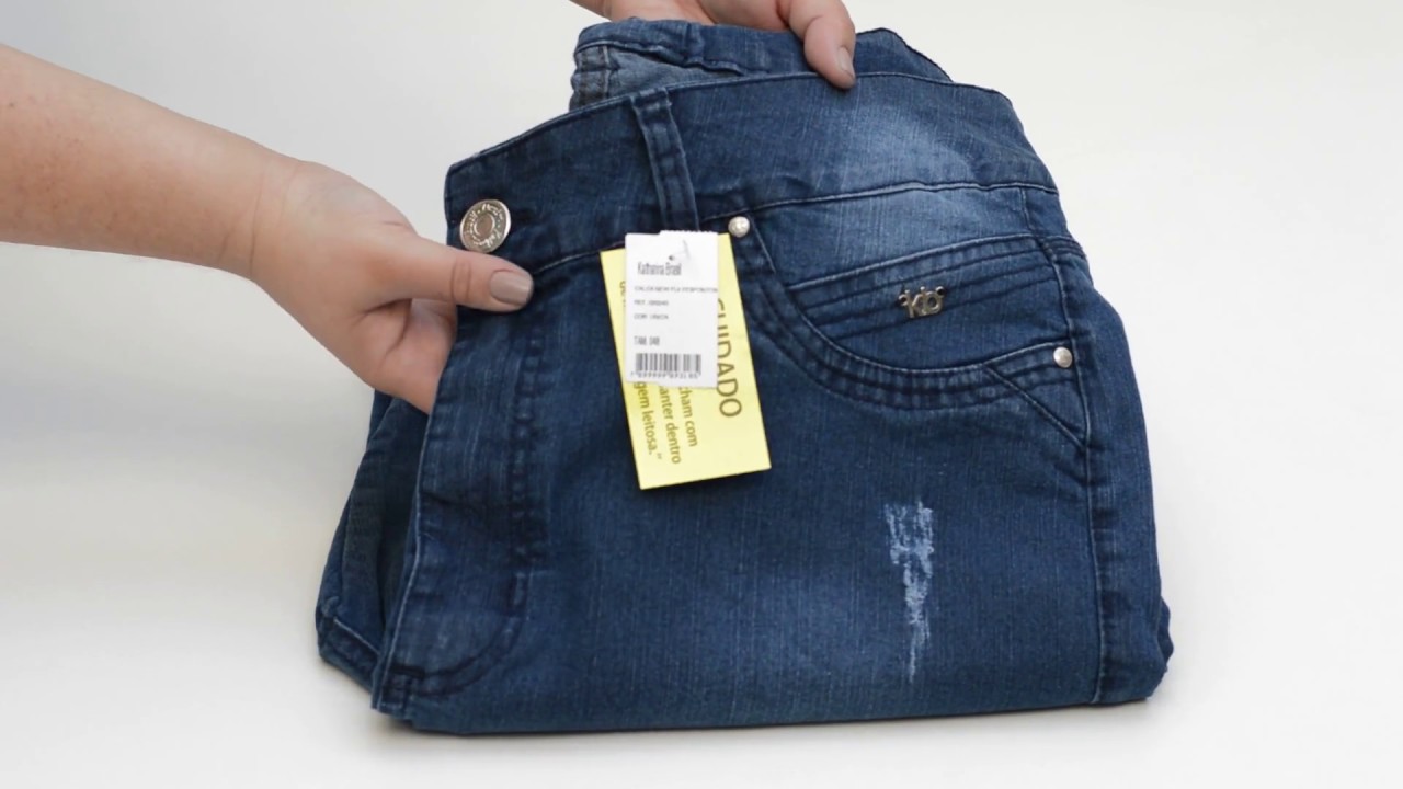 calça jeans reta feminina plus size